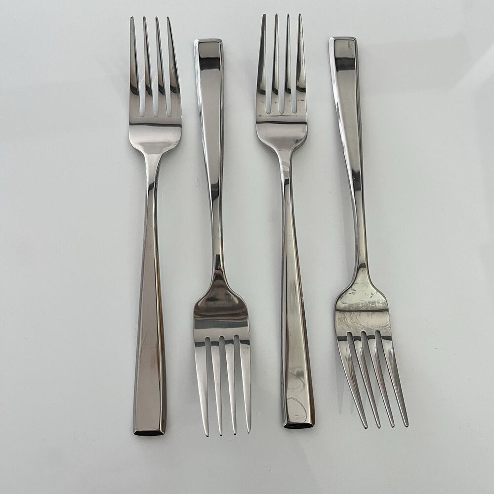 Cambridge Flatware Cali Stainless Salad Forks Lot of 4